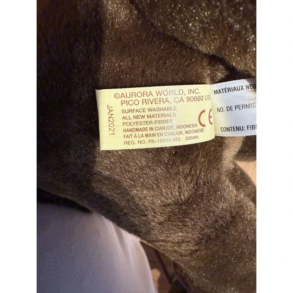 Aurora Miyoni American Bison Buffalo Plush 13" Stuffed Animal Brown Soft Toy '21 - Picture 6 of 9